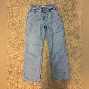Women’s Abercrombie & Fitch Curve Love High Rise Loose Jean size 6 Long